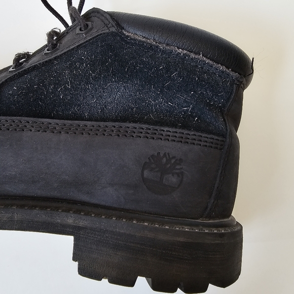 Timberland Women's 7 Black Leather Ankle Boots - Picture 8 of 8